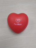 Red Heart Stress Reliever Ball w/White Full Logo(Eaches)