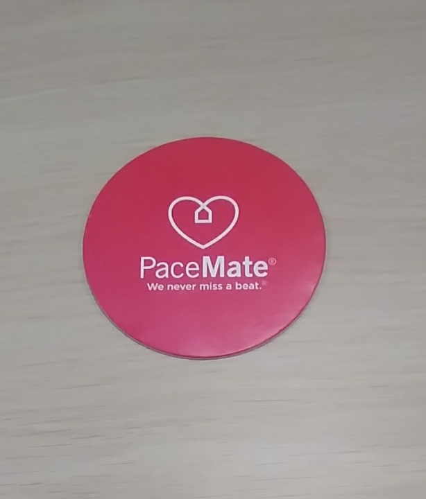 Red Pulpboard Coaster w/White Full Logo and tagline (Eaches)