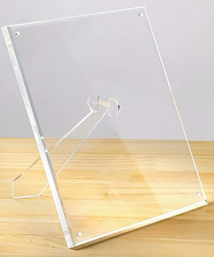 Acrylic 8.5x11 Magnetic Frame Stand (Eaches)