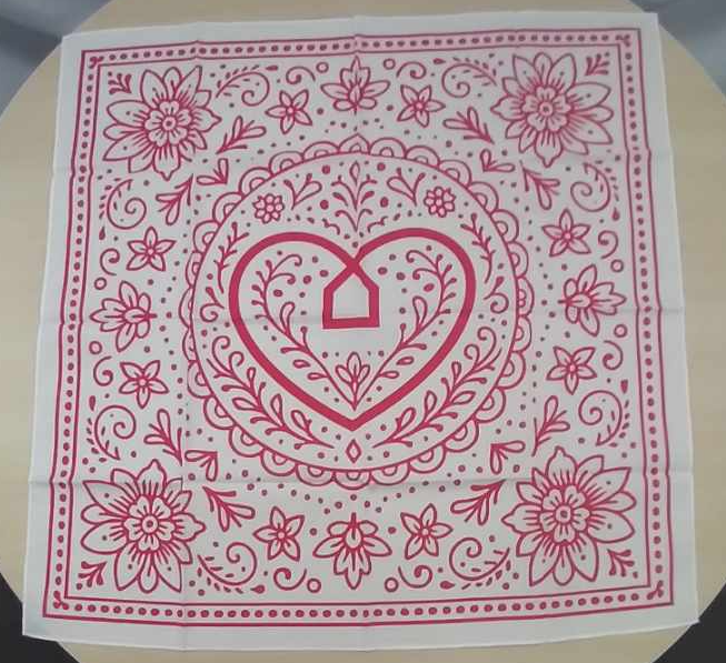 PaceMate Red/White Bandana (Eaches)