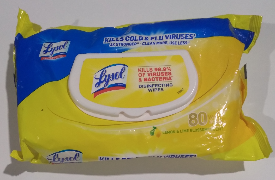 Lysol (Pack of 80 wipe) (1 PACK)