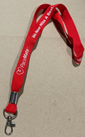 PaceMate TM - Red Lanyards w/White Logo (Eaches)