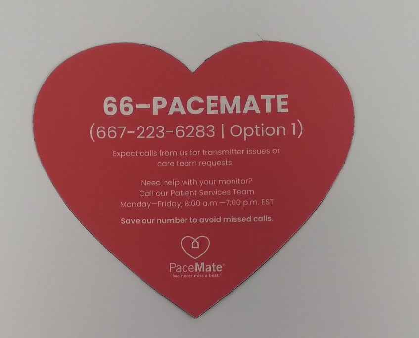 Heart Shaped Patient Magnet (Eaches)