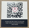 PaceMate QR Code Card 3 x 3 (Eaches)