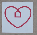 PaceMate 2 x 2 Sticker w/Red Heart Logo (Eaches)