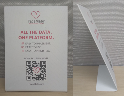 PaceMate - 6 x 8 (All The Data One Platform) Sign (Eaches)